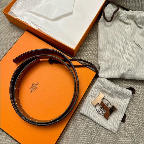 Hermes mini constance reversible belt - Picture 4 of 6